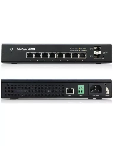 Ubiquiti UISP EdgeSwitch 8 Port PoE 150W Switch 2SFP | ES-8-150W