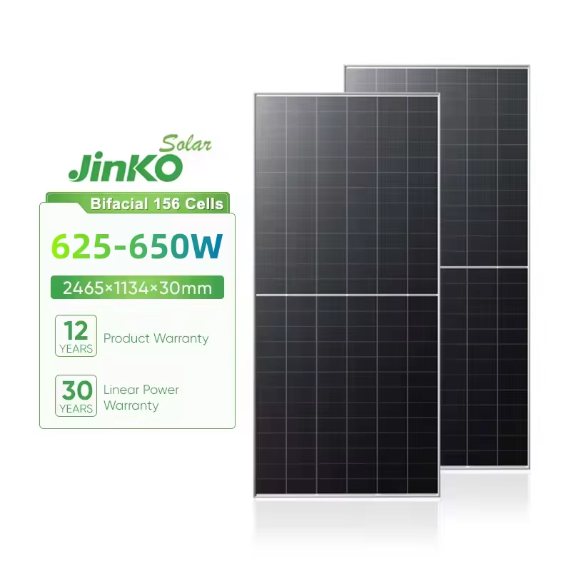 Jinko Solar Tiger Neo N-type 66HL4M-BDV 625–650W Bifacial Dual Glass Module