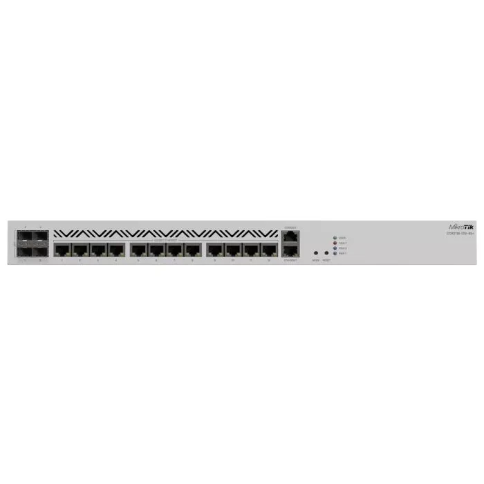 MikroTik Cloud Core 12 Port Gigabit 4SFP+ 16 Core Router | CCR2116-12G-4S+